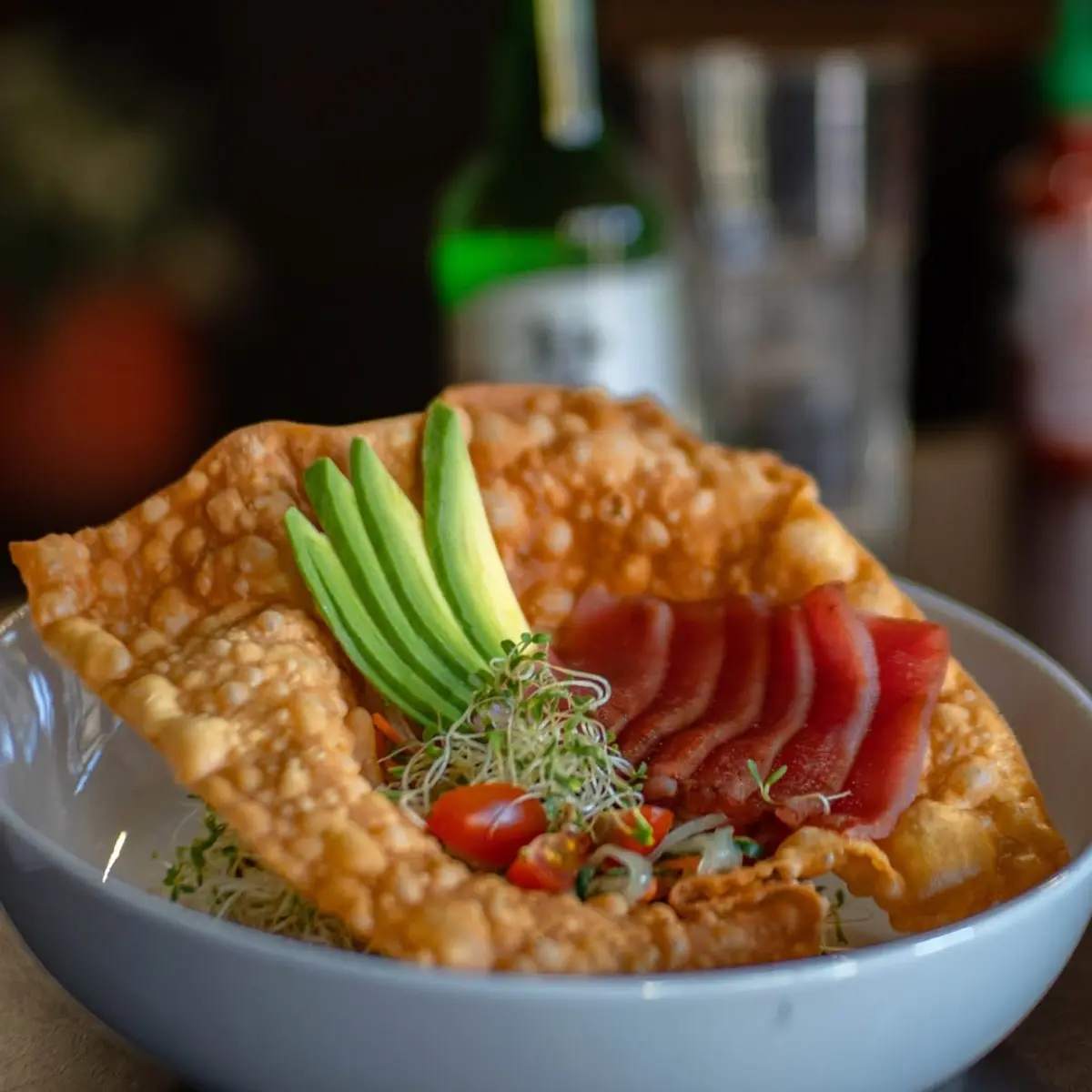 Sashimi de salmón