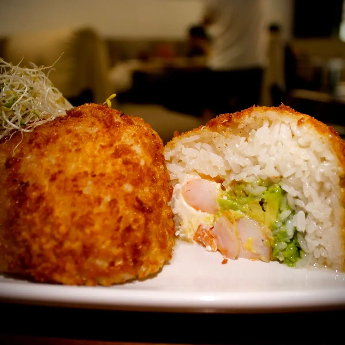 Esfera de hongo y manchego